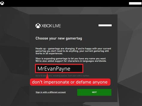 Note If your gamertag was created for you when you initially signed up for Xbox (meaning you did not choose it yourself), you can change it one time for free. . Gamertag availability xbox